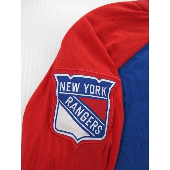 New York Rangers Jersey Shirt Large Red Majestic NHL Hockey Graphic * - Picture 9 of 12